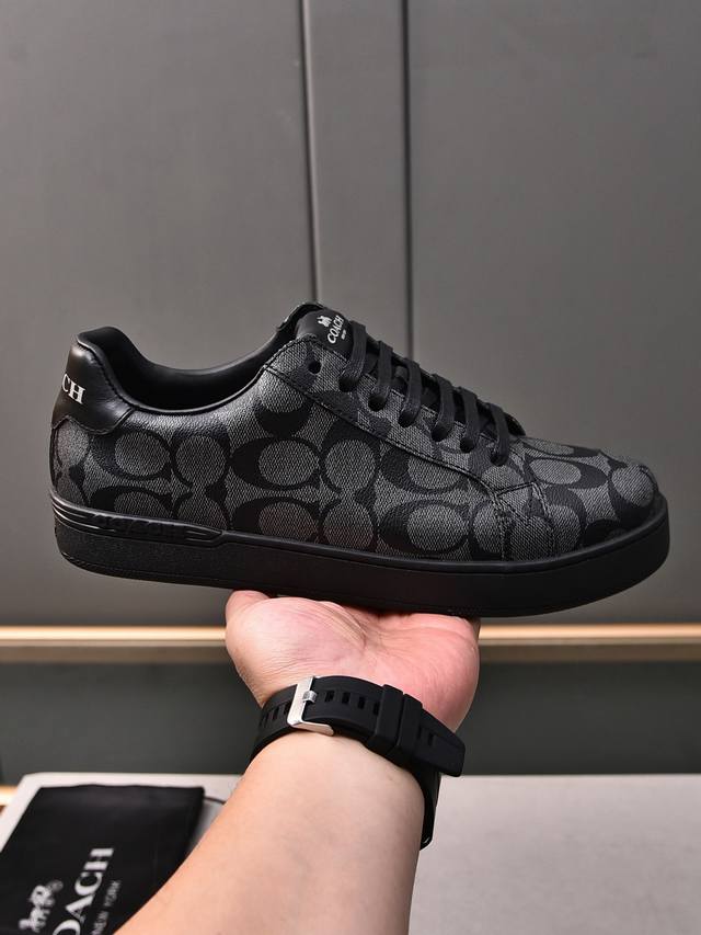 Official Website New Arrival Coach Exclusive New Men's Low-Top Casual Lace-Up Sn