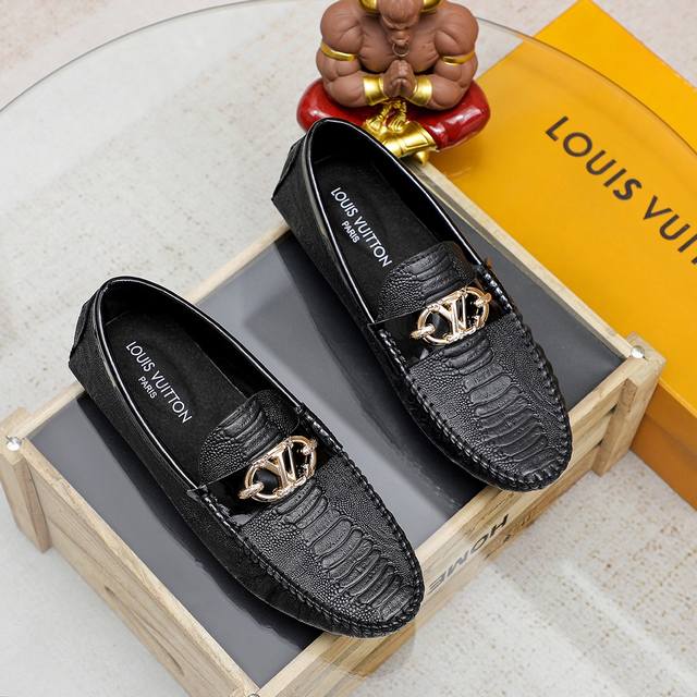 Factory P Price: Louis Vuitton Top-Tier Bean-Shaped Men's Shoes Official Version
