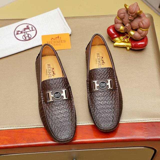 Factory Price Herm S Herm S Counter-Style Classic Slip-On Shoes 1:1 Molded Origi
