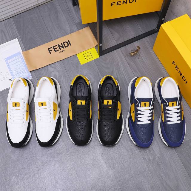 Product Brand: Fendi Casual Shoes Standard Sizes: 38-44 Product Materials: Premi
