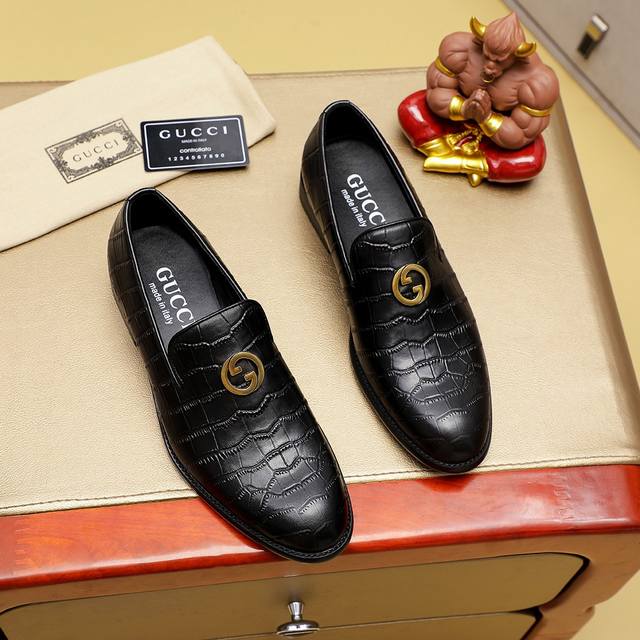 Factory P Price Gucci Gucci Li Best-Selling Bean-Shaped Shoes Top-Tier Luxury Br