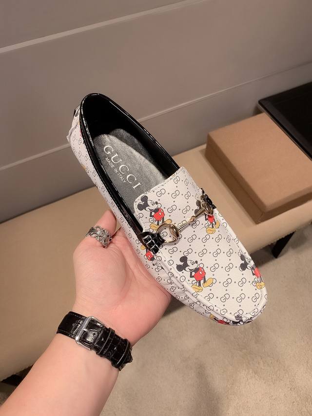 Real Price, Gucci Official Flagship Store Original Business Casual Bean Shoes ~