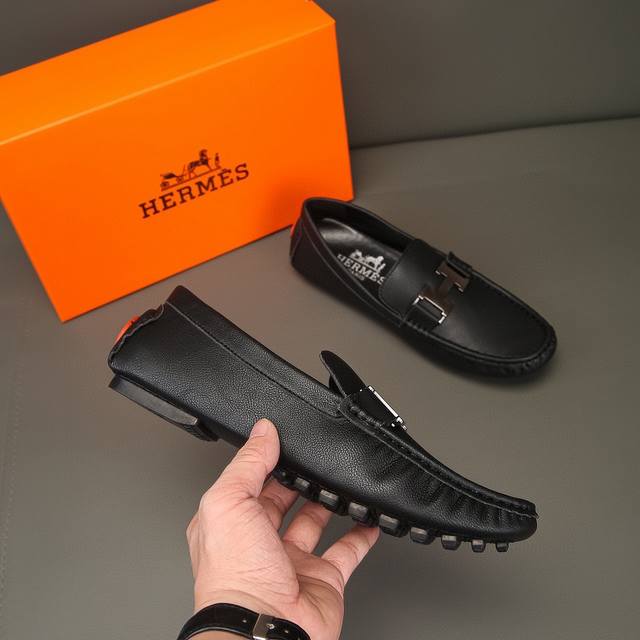 Genuine Price, Official New Release, Brand Herm S, Herm S Boat Shoes, Same Style