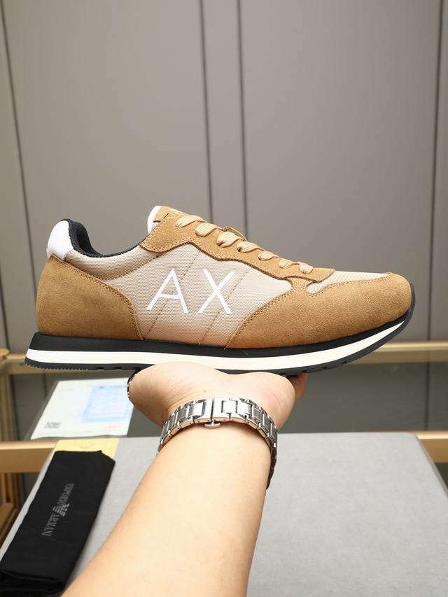 Emporio Armani, 2025 Latest Release, A Super Stylish Casual Shoe! Made From Prem