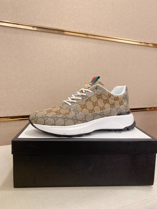 Factory P Price New Gucci Gucci, New Men's Shoes, Fabric Made From Imported Cowh