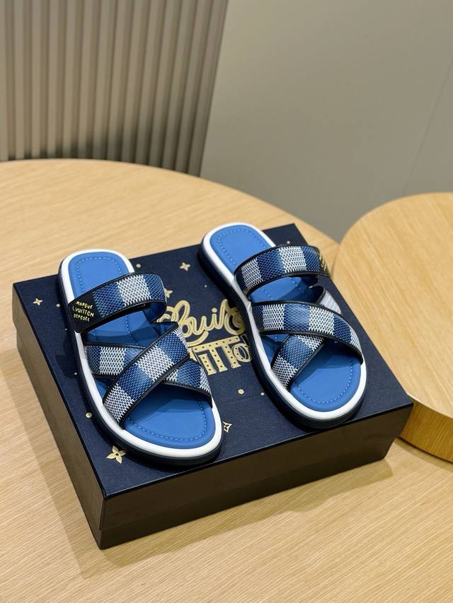 Factory P Price: Lv Waterfront Sandals Make A Stylish Comeback. The Upper Featur