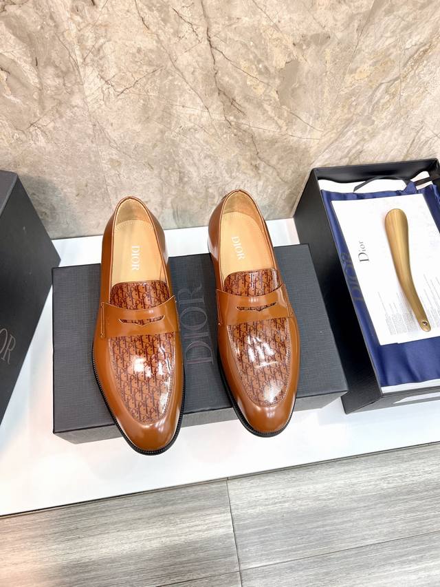 Cd New Arrival Dio* Timeless Loafer Leather Shoes Official Price Rmb 400 This Lo