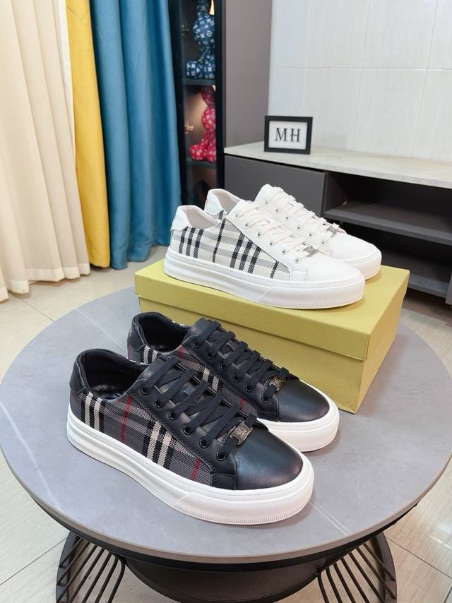 Factory Price P Burberry, A Luxury Brand, The Latest Fashion Men's Shoes Feature