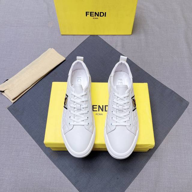 Fendi Men's Casual Shoes, Available At The Same Time As The Official Store! Impo