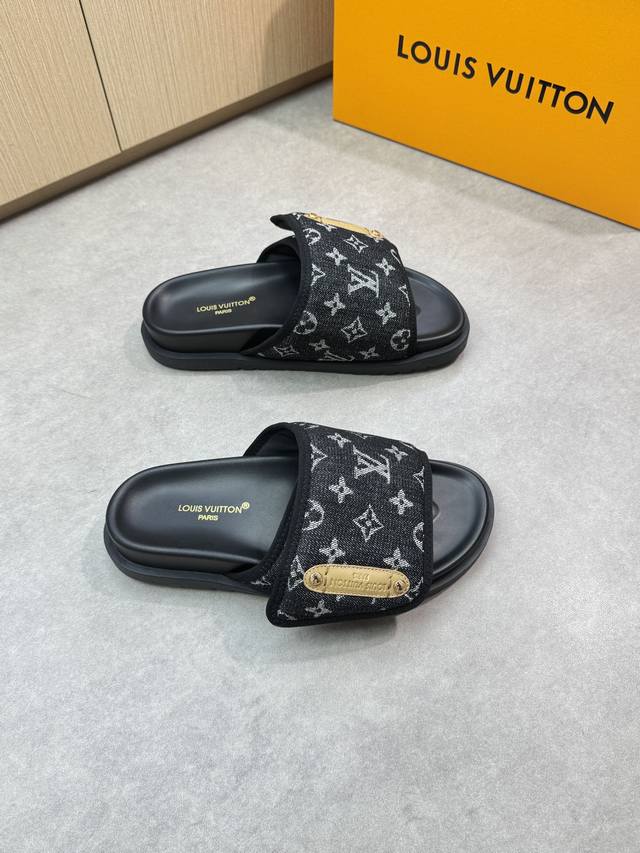 Louis Vuitton - High-End Quality Original Order Casual Sandals - Upper: Brand Em
