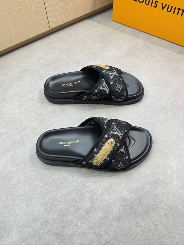 Louis Vuitton - High-End Quality Original Casual Sandals - Upper: Brand Logo Fab