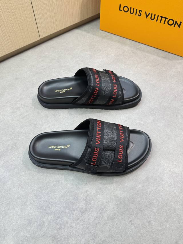 Louis Vuitton - High-End Quality Original Casual Sandals - Upper: Brand Emblem P
