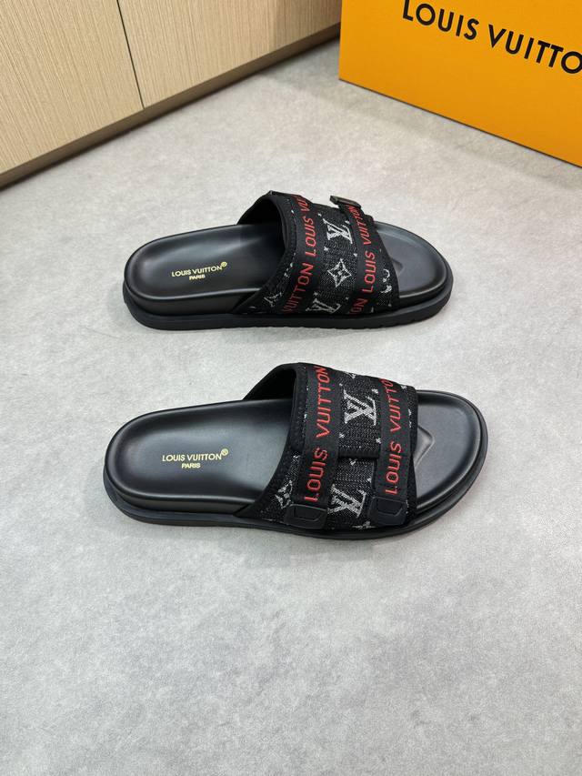 Louis Vuitton - High-Quality Original Casual Sandals - Upper: Brand Emblem Fabri