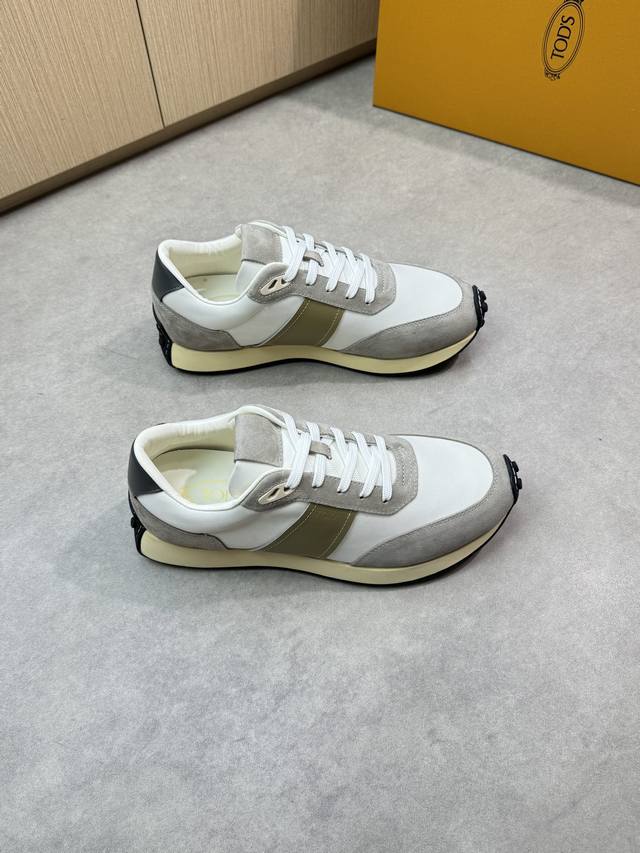 Tod's - Premium Quality Original Casual Sneakers - Upper: Napa Calf Leather, Sue