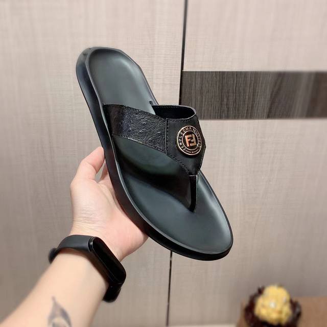 Slippers: New Arrival: Factory Price Fendi Fend* High-End Series Slippers Top-Ti
