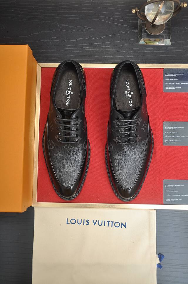 Factory Price P Lv Genuine Leather Lining Lv Latest Genuine Leather Business Dre