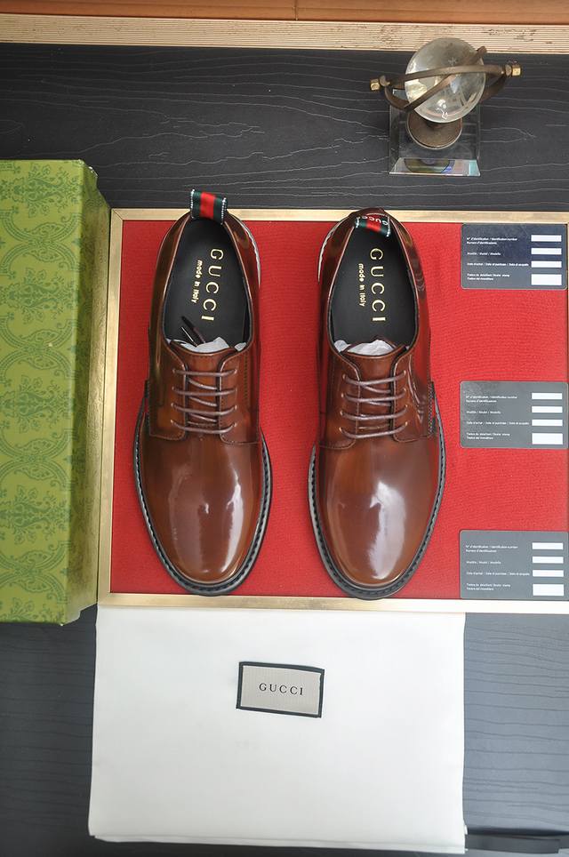 Factory Price P Italian Luxury Men's Shoe Giant Gucci, Full Leather Lining, New