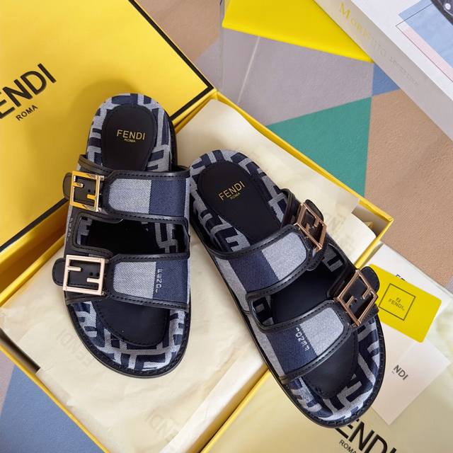 Top-Tier Version: Fendi Fendi Latest Colorway Couple's Edition Feel Vintage Ff S