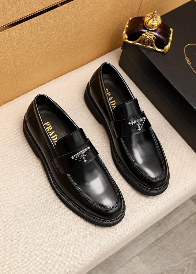 Product Trademark: Prada Casual Leather Shoes Standard Sizes: 39-44 (38, 45, 46