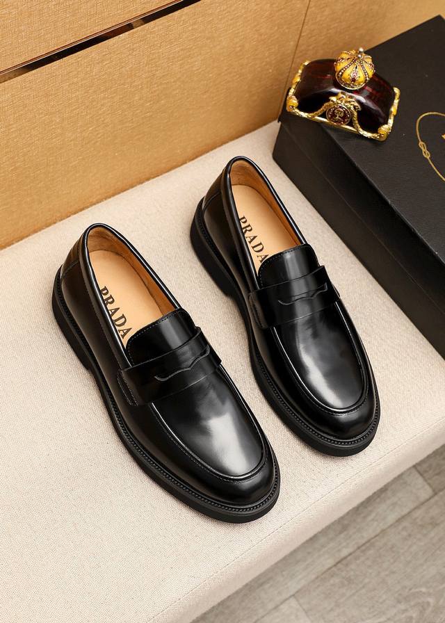 Product Trademark: Prada Casual Leather Shoes Standard Sizes: 39-44 38.45.46 Cus