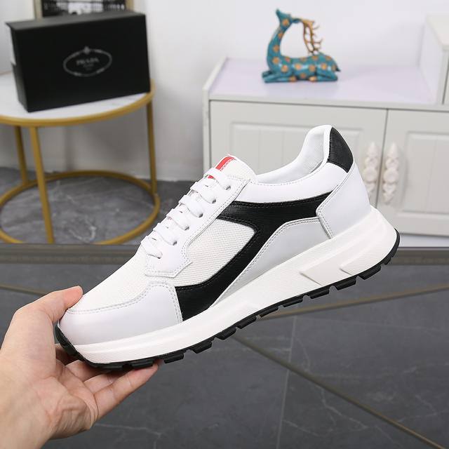 Prada's Latest Official Website Release: New Casual Men's Shoes In A Sporty Styl