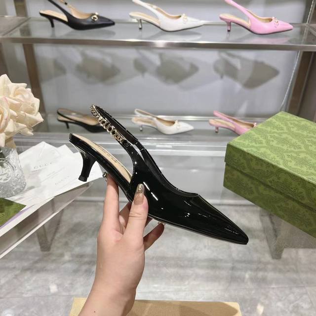 Genuine Leather Sole + 50 New Arrival! Gucci Gucc Heel Height: 4.5 Cm, Sizes: 35