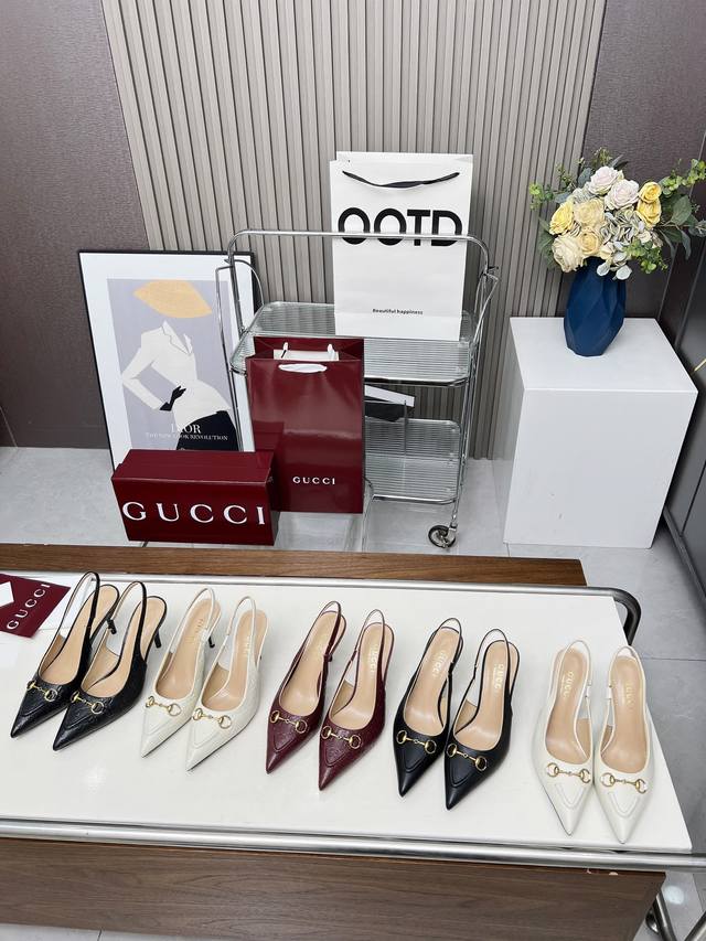 Genuine Leather Sole +50, Authentic Quality Gucci 2025 Spring/Summer New Arrival