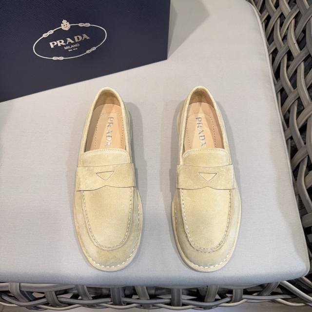 Prada New Men's Loafer | Official Website | Crafted From Sanded Calfskin | Under