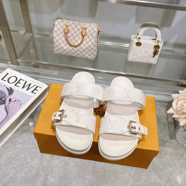Louis Vuitton Spring/Summer New Arrival Slippers - 1:1 High-End Customization, U