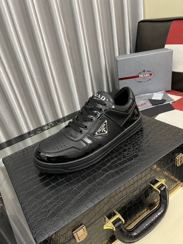 Factory Price: Prada - High-End Quality Original Single Casual Sneakers - Upper: