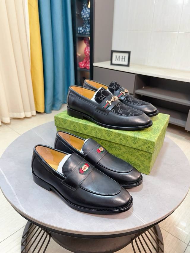 Factory Price P Gucci Gucci Leather Shoes - The Most Popular Classic Design. Off