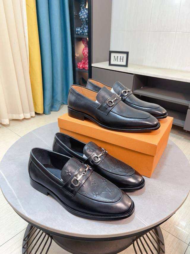 Factory Price P Louis Vuitton New Split Pigskin Shoes, The Hottest Classic Desig