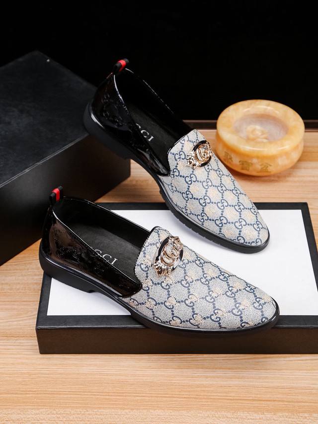 Actual Price, High-End Version ~ Slacker Shoes, Business And Casual, Gucci Men's