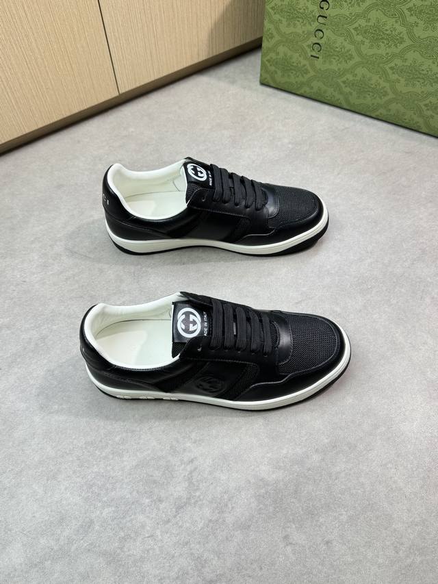 Gucci - High-End Quality, Original Design Casual Sneakers - Upper: Napa Calf Lea