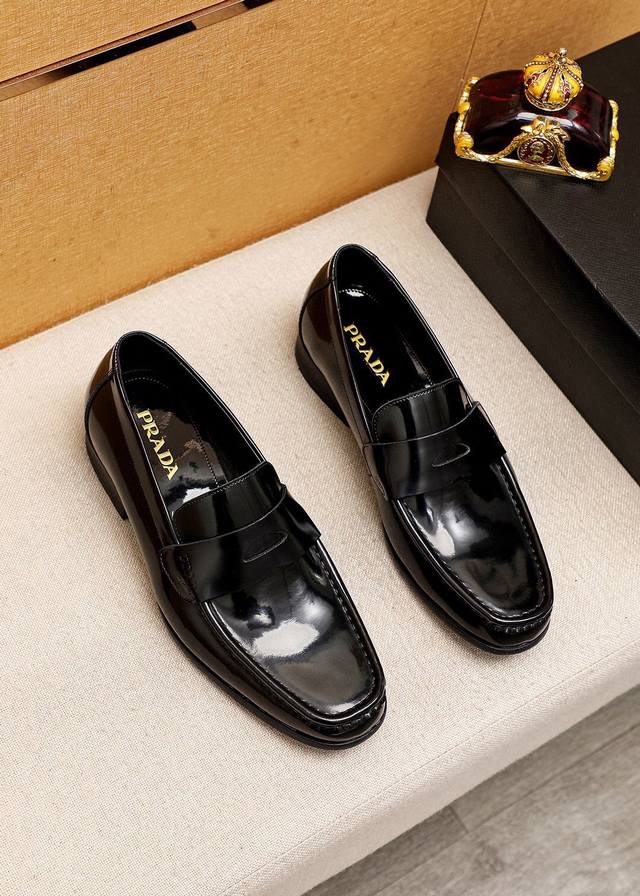 Product Trademark: Prada Casual Leather Shoes Standard Sizes: 38-44 45 Custom-Ma
