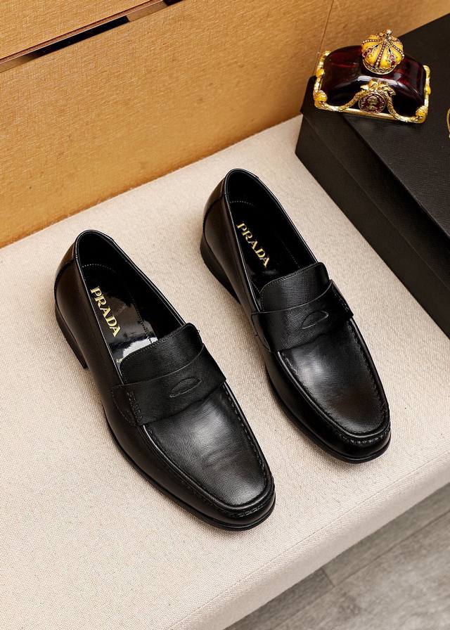 Product Trademark: Prada Casual Leather Shoes Standard Sizes: 38-44 45 Custom-Ma
