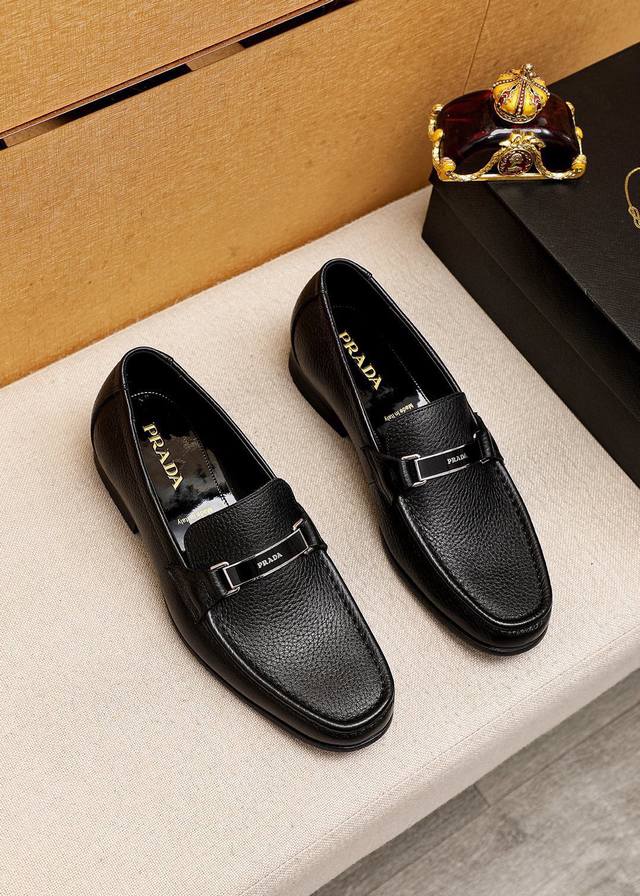 Product Trademark: Prada Casual Leather Shoes Standard Sizes: 38-44 45 Custom-Ma
