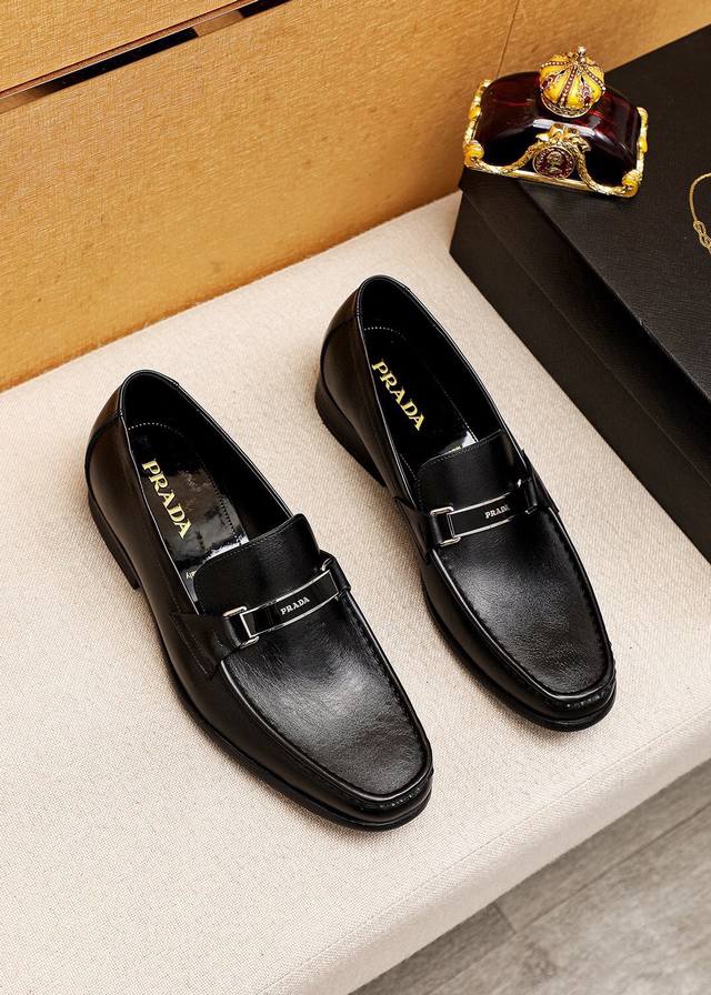 Product Trademark: Prada Casual Leather Shoes Standard Sizes: 38-44 45 Custom-Ma