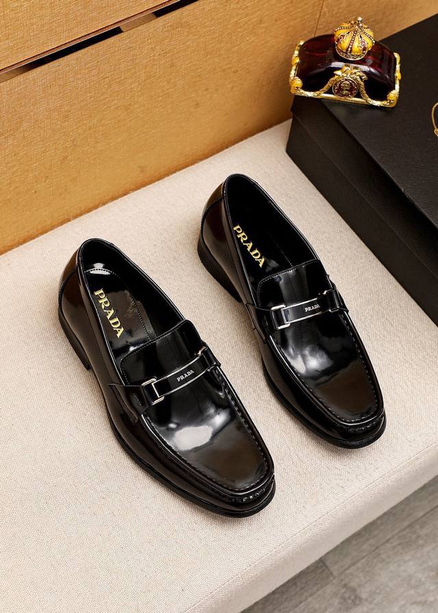Product Trademark: Prada Casual Leather Shoes Standard Sizes: 38-44 45 Custom-Ma