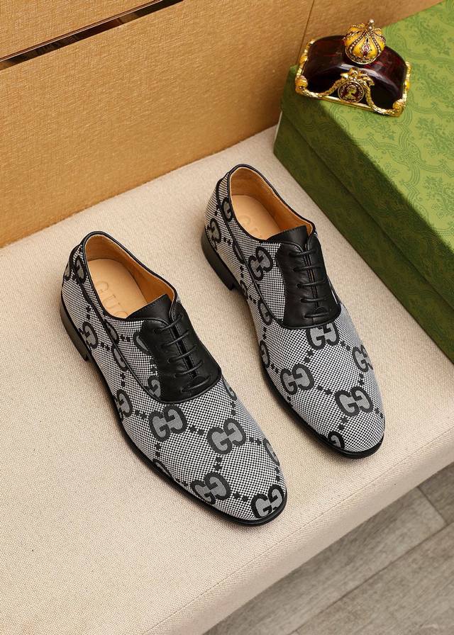 Product Brand: Gucci Business Leather Shoes Standard Sizes: 38-44 45.46.47 Custo