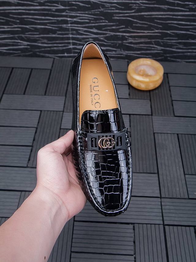 Gucci High-End Version ~ Lazy Shoes, Casual Bean-Shaped Men's Seasonal Shoes, Wi