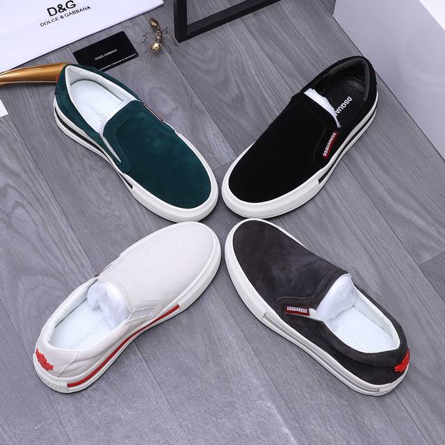 Product Trademark: Dsquared2 Couple's Casual Slip-On Shoes Standard Sizes: 35-46