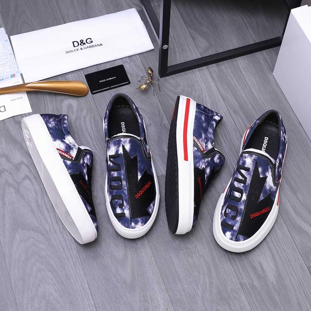 Product Trademark: Dsquared2 Couple's Casual Slip-On Shoes Standard Sizes: 35-46