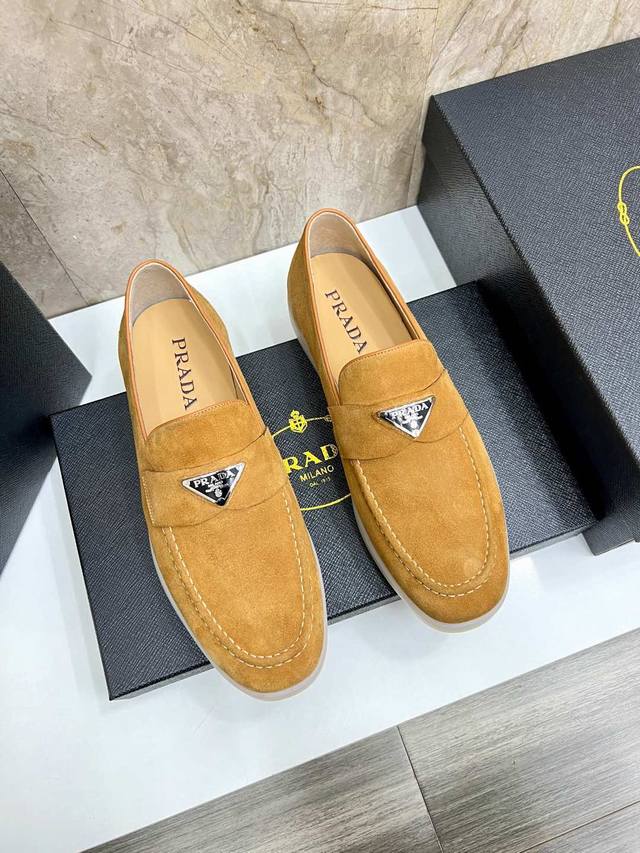 Prada New Arrival, Available Now In Stores. Upper: Cowhide Velvet, Water-Dyed Le