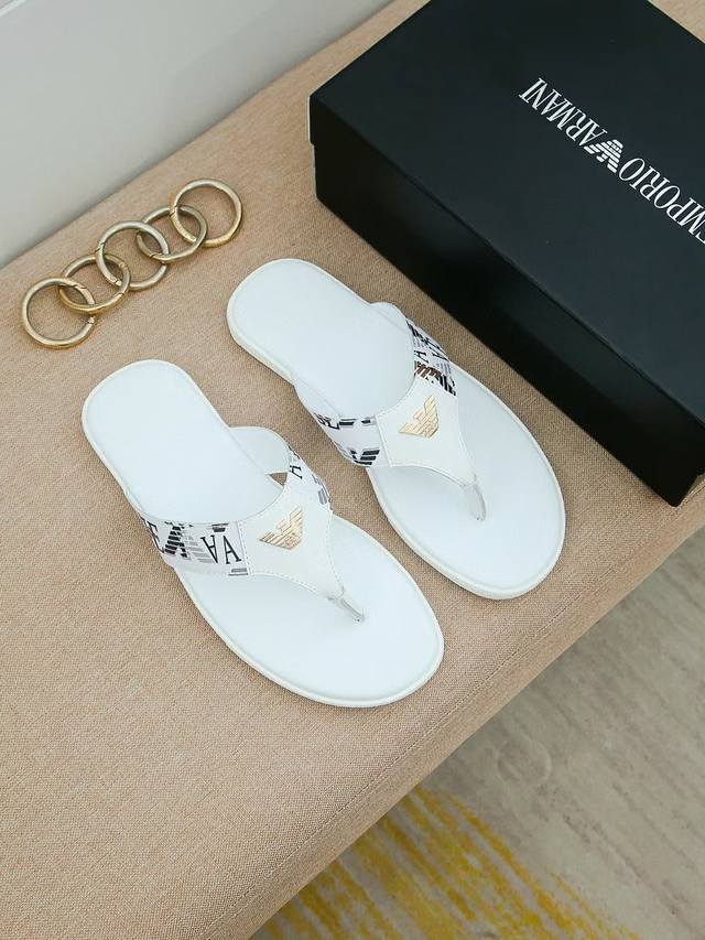Factory P Price Top-Tier Armani Men's Spring/Summer Slippers, With The Boutique.