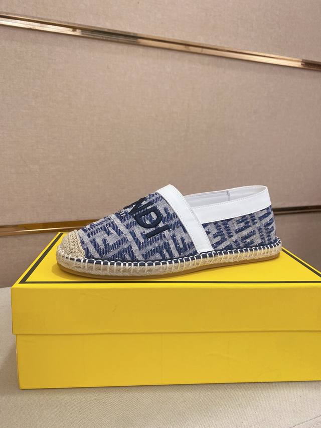 Factory Price High Quality Fendi Men's Latest Style Slip-On Loafer Casual Shoes