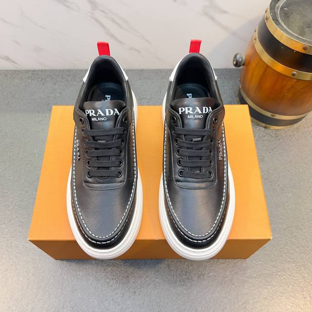 High-Quality Prada Four-Season Men's Shoes, Premium Brand, Official Website 1:1