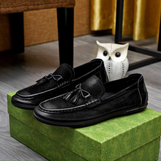 Factory P Price Gucci Official Website Synchronized Latest Model: Imported Cowhi