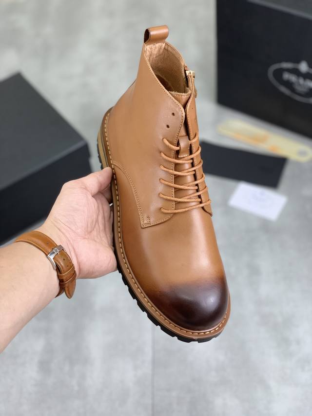 Factory P Price P Actual Price Best-Seller Prada High-Top Chelsea Martin Boots F