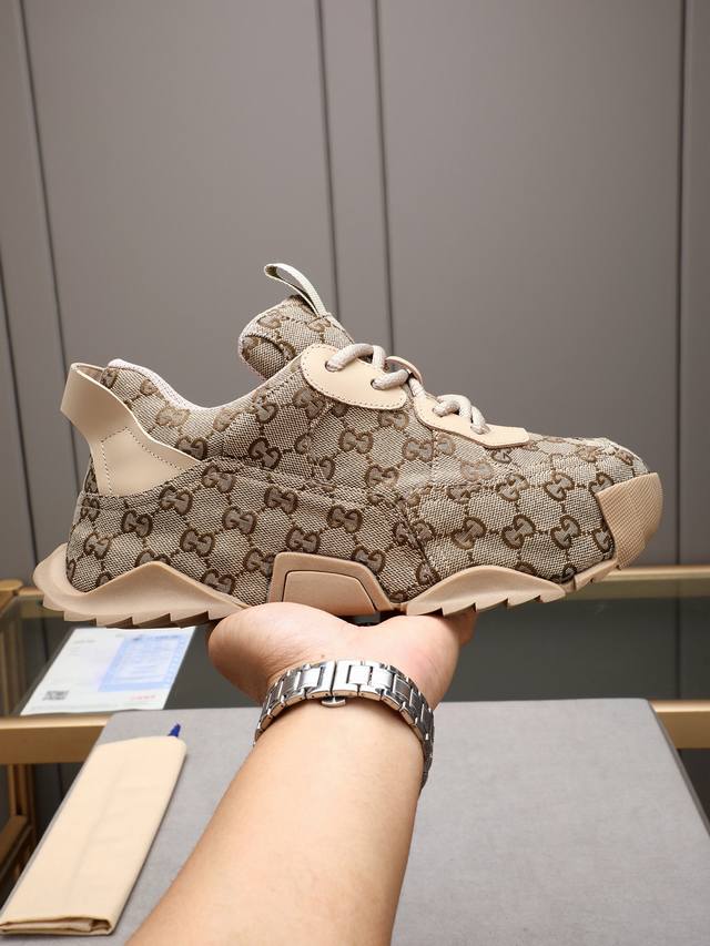 Gucci-Style Shoes With A Fresh And Fashionable Design, Featuring Imported Cowhid